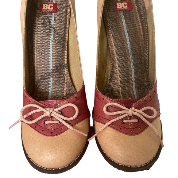 πΊπΊ BG Footwear tan/burgundy Shoes π»πΊ - Picture 3 of 7